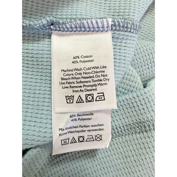 Men's Pj 2Pc. Eddie Bauer Henley M Top Lands end Flannel Pajamas Pants Plaid M/T - Picture 11 of 15